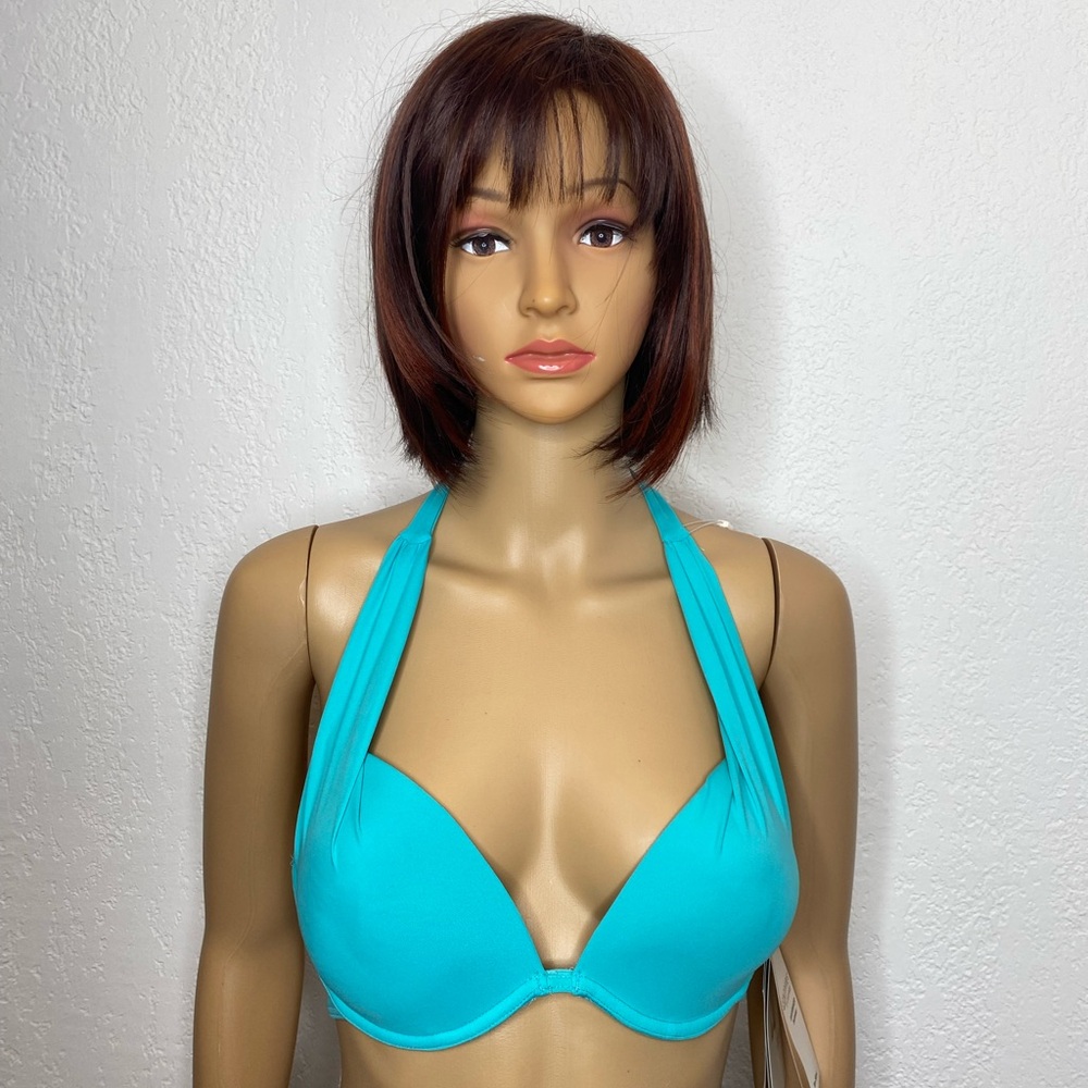 🆕 Coco Reef Womens 8/32D Contours Underwire Halter Bikini Swim Top Shapermaker